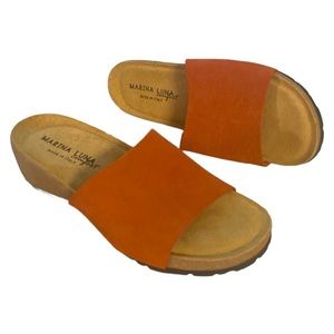 Marina Luna Comfort Slides Sz 7.5